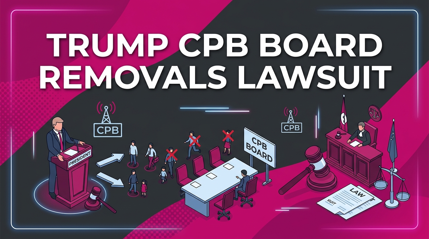 Trump CPB Board Removals Lawsuit