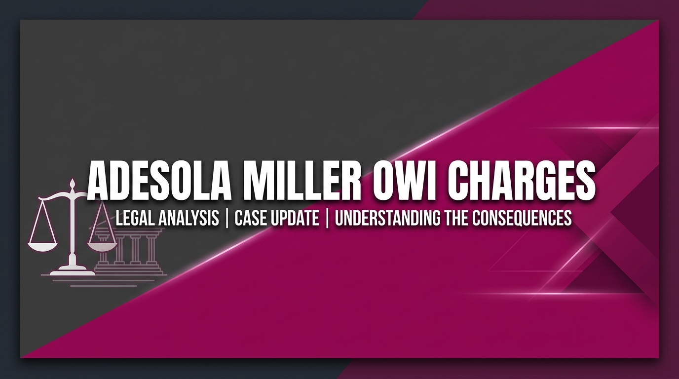Adesola Miller OWI Charges